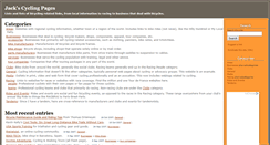 Desktop Screenshot of cycling.jackvinson.com